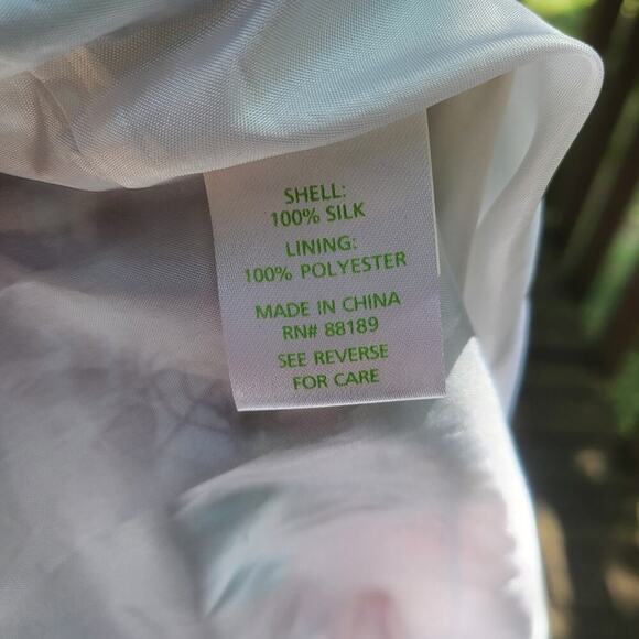 LILLY PULITZER 3/4 Sleeve Silk Dress Size 0 - Picture 7 of 10